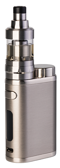 Silver Vaporizer Displayed with Glass Chamber and Metal Finish