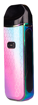 Colorful Vaporizer with Hexagonal Pattern and Black Mouthpiece